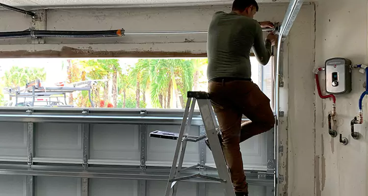 Garage Door Tension Spring Replacement in Plantation, FL