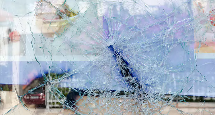 Cracked Glass Balcony Door Repair in Plantation, FL