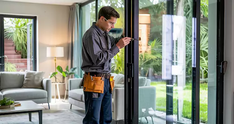 Sliding Door Jamb Lock Repair in Plantation, FL