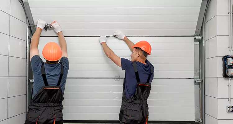 Garage Door Bottom Panel Repair in Plantation, FL