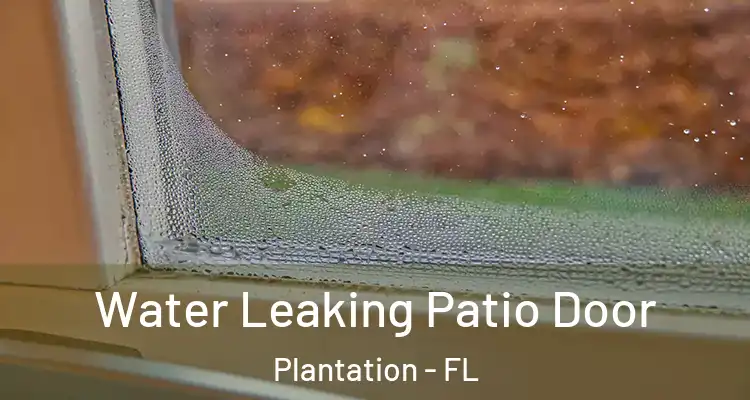  Water Leaking Patio Door Plantation - FL